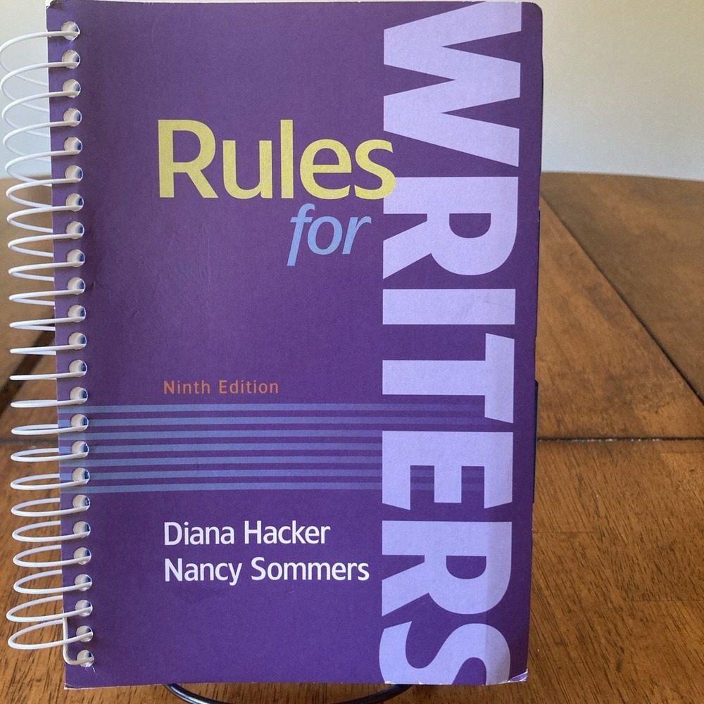 Rules for Writers Sprial/Tabbed Version 9th Edition (Like New)